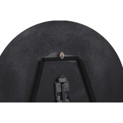 Vggklocka DKD Home Decor Svart Metall Vit Vintage Tr MDF (58 x
