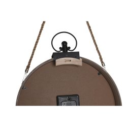 bordsklocka DKD Home Decor Vit Svart Mandala (2 antal)