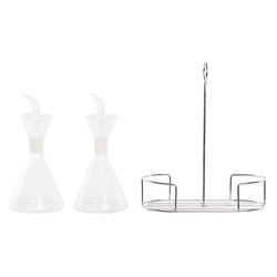 Set med olja och vinger DKD Home Decor 200 ml 19,5 x 10 x 23,5