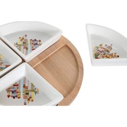 Tilltuggsset DKD Home Decor 21,5 x 21,5 x 1 cm Naturell Rd Mult