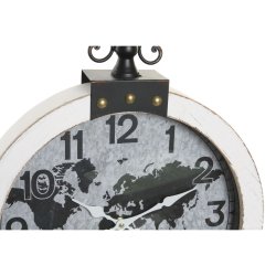Vggklocka DKD Home Decor 40 x 4 x 54 cm Glas Jrn Tr MDF Vrld