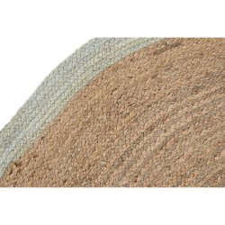 Matta DKD Home Decor 200 x 200 x 1 cm Scandi Naturell Polyester