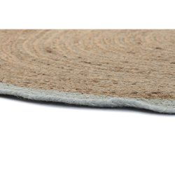 Matta DKD Home Decor 200 x 200 x 1 cm Scandi Naturell Polyester