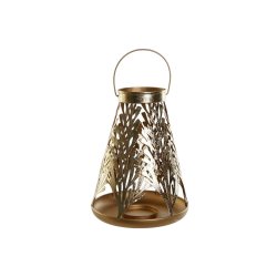 Lykta DKD Home Decor Gyllene Metall 25 x 25 x 42 cm
