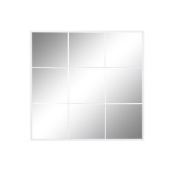 Vggspegel DKD Home Decor Vit Fnster 90 x 2 x 90 cm