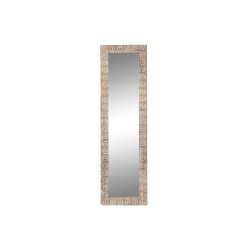 Vggspegel DKD Home Decor 44 x 3 x 150 cm Glas Brun Vit Mangotr