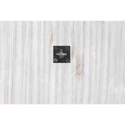 Vggspegel DKD Home Decor Vit Naturell Indier Avskalad 120 x 2,5