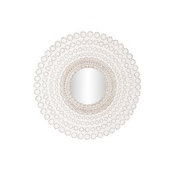 Vggspegel DKD Home Decor Vit Naturell Indier Avskalad 120 x 2,5