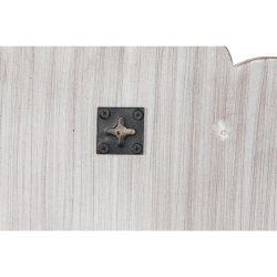Vggspegel DKD Home Decor Vit Naturell Indier Avskalad 90 x 1,5