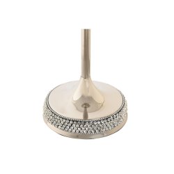Ljusstakar DKD Home Decor Silvrig Akryl Aluminium 12 x 12 x 36 c