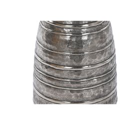 Vas DKD Home Decor 24 x 24 x 67 cm Antikbehandlad Silvrig Gyllen