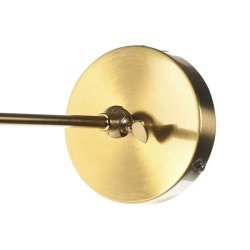 Vgglampa DKD Home Decor Svart Gyllene Metall 50 W Vintage 220 V