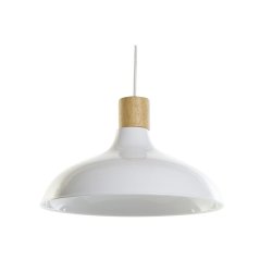 Taklampa DKD Home Decor Vit Brun Metall Furu 50 W 35,5 x 35,5 x