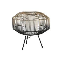 Bordslampa DKD Home Decor Svart Gyllene Jrn 50 W 220 V 39 x 39