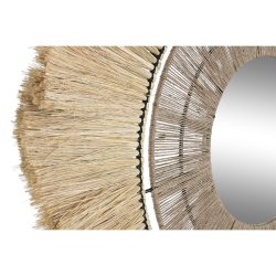 Vggspegel DKD Home Decor Naturell Bali 79 x 4 x 79 cm