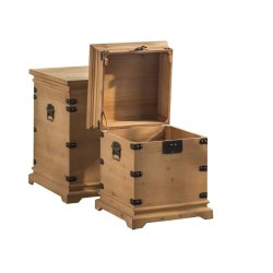 Koffertset DKD Home Decor Metall Gran Grantr Orientalisk 50 x 5