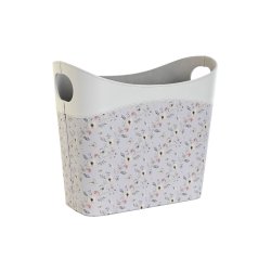 Tidningsstll DKD Home Decor Bl Vit Gr Ljusrosa Polyuretan PVC