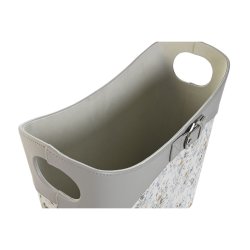 Tidningsstll DKD Home Decor Vit Gr Lila Ljusrosa Polyuretan 39
