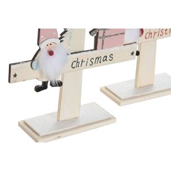 Julgran DKD Home Decor Rd Rosa Tr 17,5 x 5 x 38 cm (2 antal)