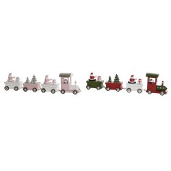 Julgranskula DKD Home Decor Rd Grn 35,5 x 5 x 8,8 cm (2 antal)