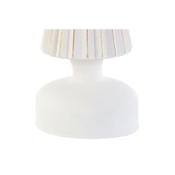 Julgranskula DKD Home Decor Vit Gyllene 9 x 9 x 25 cm (2 antal)