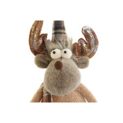 Julgranskula DKD Home Decor Brun Ren 13 x 12 x 25 cm (2 antal)