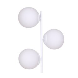 Golvlampa DKD Home Decor 35 x 25 x 167 cm Glas Metall Vit 220 V