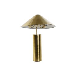 Bordslampa DKD Home Decor Gyllene Metall 50 W 220 V 39 x 39 x 45