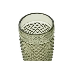 Glasset DKD Home Decor Grn Glas 150 ml