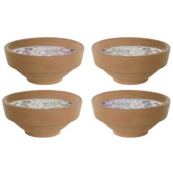 Doftljus DKD Home Decor Naturell Cottage 250 g (4 antal)