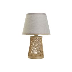 Bordslampa DKD Home Decor Brun Naturell Bambu 50 W 220 V 24 x 24