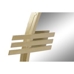 Vggspegel Home ESPRIT Gyllene 85 x 2 x 85 cm