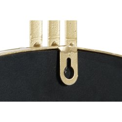 Vggspegel Home ESPRIT Gyllene 85 x 2 x 85 cm