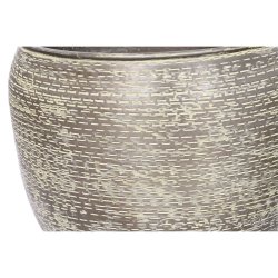 Set med planteringsk�rl Home ESPRIT Gr�n Aluminium 39 x 39 x 33