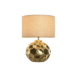 Bordslampa Home ESPRIT Brons Aluminium 50 W 220 V 40 x 40 x 54 c