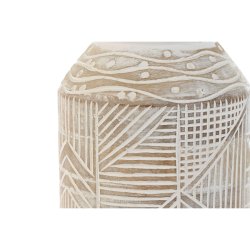 Vas Home ESPRIT Vit Naturell Mangotr Kolonial 15 x 15 x 38 cm