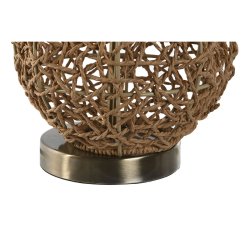 Bordslampa Home ESPRIT Brun Beige Gyllene Naturell 50 W 220 V 33