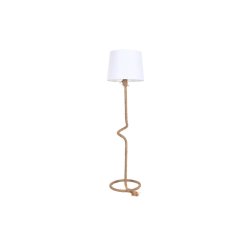 Golvlampa Home ESPRIT Vit Brun Snre 50 W 220 V 40 x 40 x 151 cm