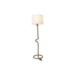 Golvlampa Home ESPRIT Vit Brun Snre 50 W 220 V 40 x 40 x 151 cm