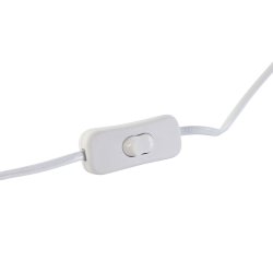 Bordslampa Home ESPRIT Vit Brun Glas Snre 220 W 60 V 28 x 28 x