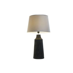 Bordslampa Home ESPRIT Svart Gr Harts 50 W 220 V 40 x 40 x 70 c