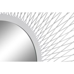 Vggspegel Home ESPRIT Vit Urban 90 x 2 x 90 cm