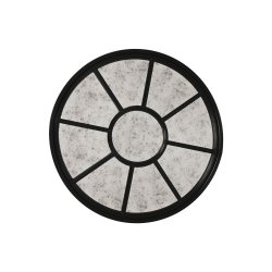 Vggspegel Home ESPRIT Svart Antikbehandlad 100 x 5 x 100 cm