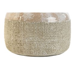 Bordslampa Home ESPRIT Brun Beige Stengods 50 W 220 V 30 x 30 x