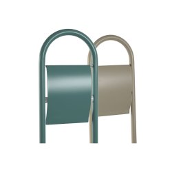 Toalettrullehllare Home ESPRIT Vit Turkos Metall 30 x 16 x 78,5