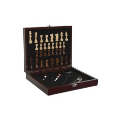 Set med Vintillbehr Home ESPRIT Brun Tr MDF 24 x 19 x 5 cm