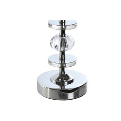 Bordslampa Home ESPRIT Vit Beige Metallic Metall 25 W 220 V 20 x