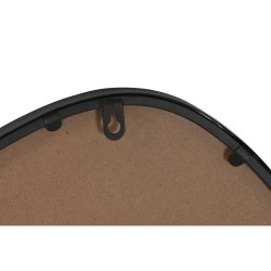 Vggspegel Home ESPRIT Svart Modern 56 x 2,5 x 69,5 cm