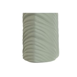 Vas Home ESPRIT Grn Stengods Tropiskt Lv av en vxt 21 x 10 x