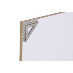 Vggspegel Home ESPRIT Vit Brun Beige Gr 66 x 2 x 92 cm (4 anta